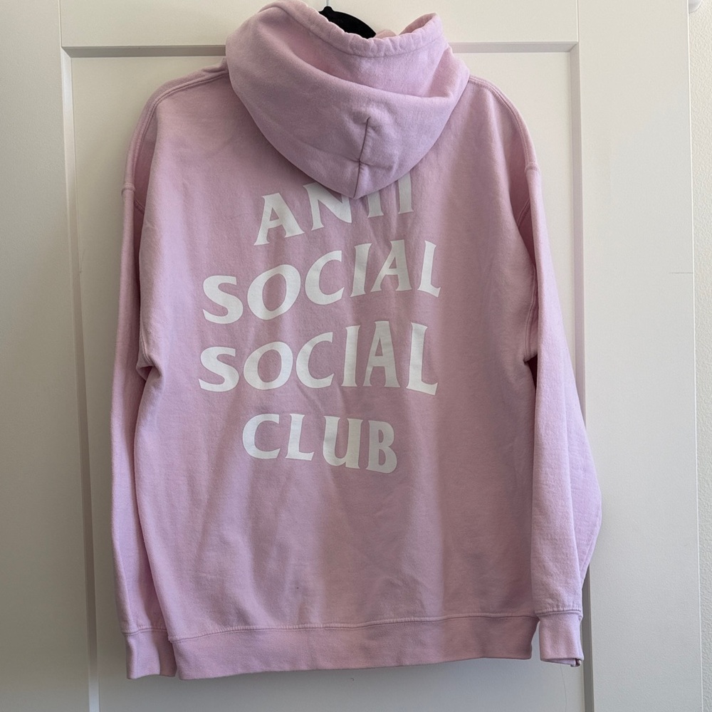 Anti Social Social Club Light Pink Pullover - Picture 3 of 3